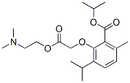 CAS#: 53206-76-1, (2-Isopropoxycarbonyl-6-Isopropyl-3-Methylphenoxy)Acetic Acid 2-(Dimethylamino)Ethyl Ester