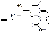 CAS 登录号：53206-81-8， 3-[2-羟基-3-(2-丙炔基氨基)丙氧基]对伞花烃-2-羧酸甲酯