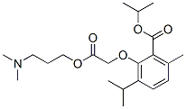 CAS 登录号：53206-93-2， (2-异丙氧羰基-6-异丙基-3-甲基苯氧基)乙酸 3-(二甲基氨基)丙基酯