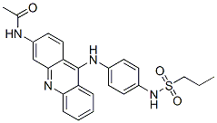 CAS 登录号：53221-99-1， N-[4-[(3-乙酰基氨基吖啶-9-基)氨基]苯基]-1-丙烷磺酰胺