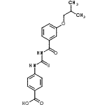 CAS#: 532387-58-9, 4-{[(3-Isobutoxybenzoyl)Carbamothioyl]Amino}Benzoic Acid
