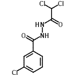 CAS 登录号：5326-88-5， 3-氯-N'-(二氯乙酰基)苯甲酰肼