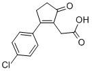 CAS 登录号：53272-87-0， 2-(4-氯苯基)-5-氧代-1-环戊烯-1-乙酸