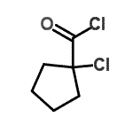 CAS 登录号：53287-46-0， 1-氯环戊烷羰基氯化物