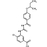 CAS#: 532949-67-0, 3-{[(4-Sec-Butoxybenzoyl)Carbamothioyl]Amino}-4-Chlorobenzoic Acid
