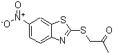 CAS 登录号：532951-91-0， 1-[(6-硝基-1,3-苯并噻唑-2-基)硫基]丙酮