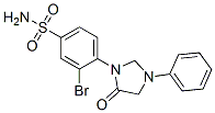 CAS#: 53297-81-7, 3-Bromo-4-(5-oxo-3-phenyl-imidazolidin-1-yl)benzenesulfonamide