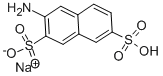 CAS 登录号：5332-41-2， 3-氨基-2,7-萘二磺酸单钠盐