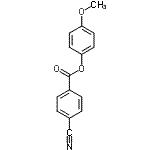 CAS 登录号：53327-12-1， 4-甲氧基苯基4-氰基苯甲酸酯
