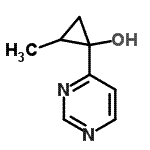 CAS#: 53342-31-7, 2-Methyl-1-(4-Pyrimidinyl)Cyclopropanol