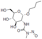 CAS 登录号：53347-36-7， 丁基 2-脱氧-2-(3-甲基-3-亚硝基脲基)-alpha-D-吡喃葡萄糖苷