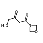 CAS 登录号：53354-67-9， 1-(1,3-氧氮杂环丁-3-基)-1-硫代-3-戊酮