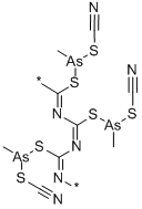 CAS#: 53384-39-7, Poly(Methylbis(Thiocyanato)Arsine)