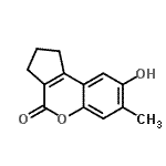 CAS#: 533884-91-2, 8-Hydroxy-7-Methyl-2,3-Dihydrocyclopenta[c]Chromen-4(1H)-One