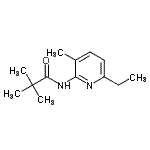 CAS 登录号：533939-03-6， N-(6-乙基-3-甲基-2-吡啶基)-2,2-二甲基丙酰胺