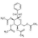 CAS 登录号：53438-23-6， (1S)-2,3,4,6-四-O-乙酰基-1,5-脱水-1-(苯磺酰基)-D-山梨糖醇