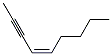CAS 登录号：53497-78-2， (Z)-4-壬烯-2-炔