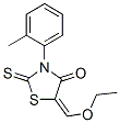 CAS#: 53514-43-5, 5-Ethoxymethylene-2-Thioxo-3-o-Tolyl-4-Thiazolidinone