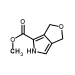 CAS 登录号：535170-06-0， 甲基3,5-二氢-1H-呋喃并[3,4-c]吡咯-4-羧酸酯