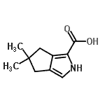 CAS 登录号：535170-14-0， 5,5-二甲基-2,4,5,6-四氢环戊烯并[c]吡咯-1-羧酸