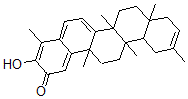 CAS 登录号：53527-47-2， (9b,13a,14b)-3-羟基-9,13-二甲基-24,25,26,30-四去甲齐墩果-1(10),3,5,7,20-五烯-2-酮