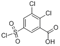 CAS 登录号：53552-95-7， 2,3-二氯-5-(氯磺酰基)苯甲酸
