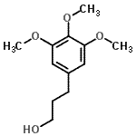 CAS 登录号：53560-26-2， 3-(3,4,5-三甲氧基苯基)-1-丙醇
