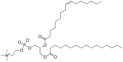 CAS 登录号：53595-24-7， 1-棕榈酰-2-棕榈油酰基-Sn-甘油-3-磷酰胆碱