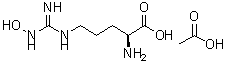 CAS 登录号：53598-01-9， Ngamma-羟基-L-精氨酸单乙酸盐