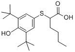 CAS 登录号：53602-61-2， 2-[(3,5-二-叔丁基-4-羟基苯基)硫代]己酸