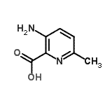 CAS#: 53636-71-8, 3-Amino-6-Methyl-2-Pyridinecarboxylic Acid
