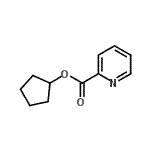 CAS#: 536723-48-5, Cyclopentyl 2-Pyridinecarboxylate