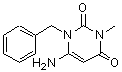 CAS 登录号：53681-51-9， 6-氨基-1-苄基-3-甲基-1H-嘧啶-2,4-二酮