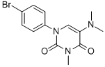 CAS#: 53727-37-0, 1-(4-Bromophenyl)-5-(Dimethylamino)-3-Methyluracil