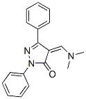 CAS 登录号：5376-09-0， 4-[(二甲基氨基)亚甲基]-1,3-二苯基-2-吡唑啉-5-酮