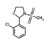 CAS#: 537678-33-4, 2-(2-Chlorophenyl)-3-(Methylsulfonyl)-1,3-Thiazolidine