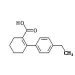 CAS 登录号：537715-29-0， 2-(4-乙基苯基)-1-环己烯-1-羧酸