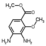 CAS 登录号：538372-37-1， 甲基3,4-二氨基-2-甲氧基苯甲酸酯