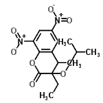 CAS 登录号：5386-57-2， 2,4-二硝基-6-(2-戊烷基)苯基异丙基碳酸酯