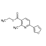 CAS#: 53913-04-5, Ethyl 6-(3-Furyl)-2-Methylnicotinate