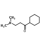 CAS 登录号：53921-85-0， 1-环己基-3-(二甲基氨基)-1-丙酮