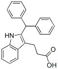 CAS 登录号：53924-31-5， 3-(2-二苯甲基-1H-吲哚-3-基)丙酸