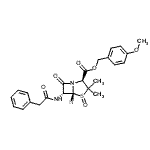 CAS#: 53956-74-4, 4-Methoxybenzyl (2S,5R,6R)-3,3-Dimethyl-7-Oxo-6-[(Phenylacetyl)Amino]-4-Thia-1-Azabicyclo[3.2.0]Heptane-2-Carboxylate 4-Oxide