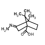 CAS#: 539807-41-5, (3E)-3-Hydrazono-4,7,7-Trimethylbicyclo[2.2.1]Heptane-1-Carboxylic Acid