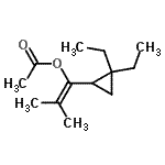 CAS#: 539828-19-8, 1-(2,2-Diethylcyclopropyl)-2-Methyl-1-Propen-1-Yl Acetate
