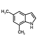 CAS#: 54020-53-0, 5,7-Dimethyl-1H-Indole