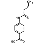CAS 登录号：54057-65-7， 4-[(甲氧基乙酰基)氨基]苯甲酸