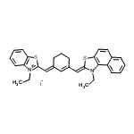 CAS#: 54118-11-5, 3-Ethyl-2-[(E)-{3-[(Z)-(1-Ethylnaphtho[1,2-d][1,3]Thiazol-2(1H)-Ylidene)Methyl]-2-Cyclohexen-1-Ylidene}Methyl]-1,3-Benzothiazol-3-Ium Iodide