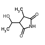 CAS 登录号：54124-14-0， 3-(1-羟基乙基)-4-甲基-2,5-吡咯烷二酮