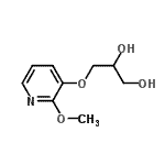 CAS#: 54126-71-5, 3-[(2-Methoxy-3-Pyridinyl)Oxy]-1,2-Propanediol